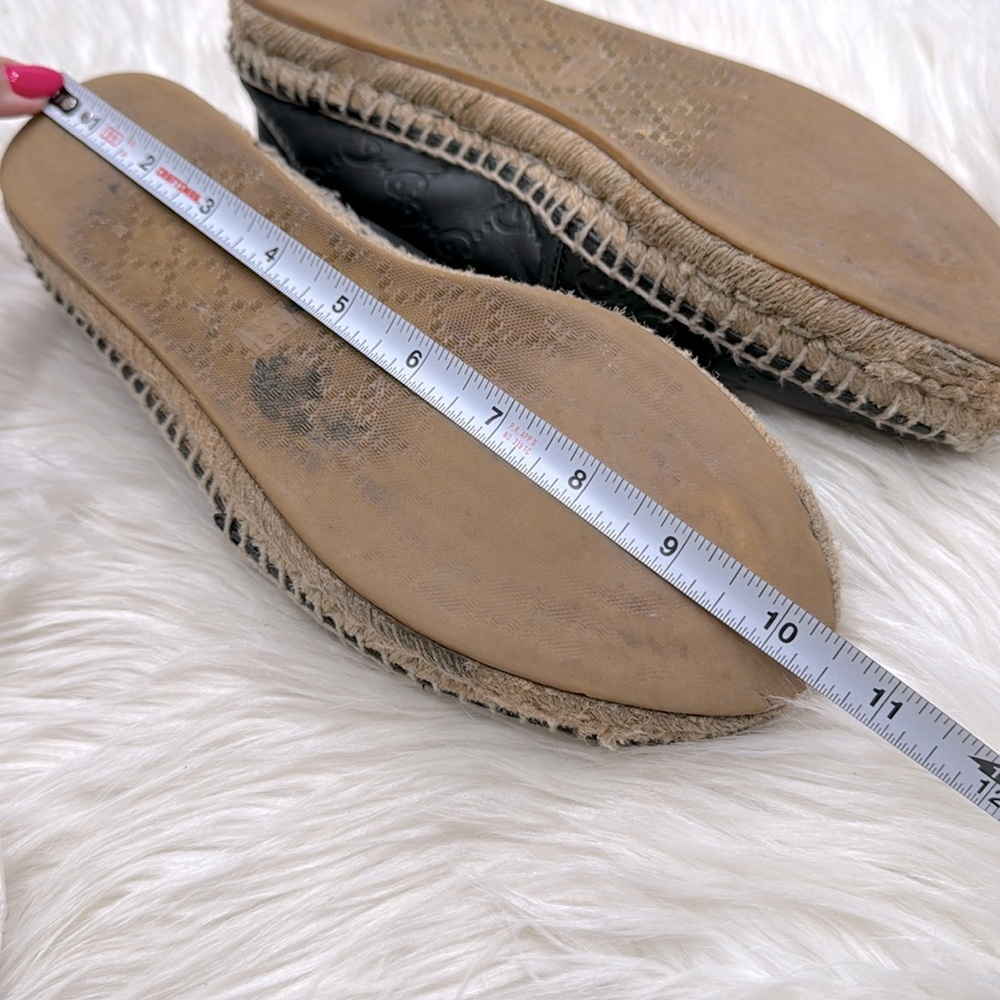 GUCCI Micro Guccissima Leather Espadrilles - Picture 14 of 16